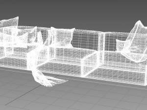 blue sofa 3D Model