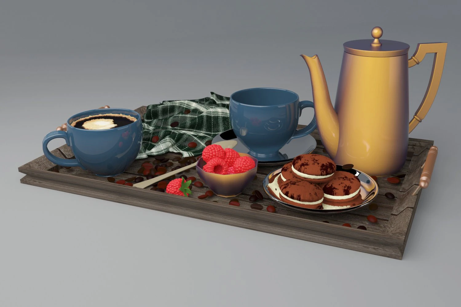 kitchenware 3D Model .c4d .max .obj .3ds .fbx .stl .blend 