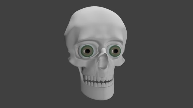 skull 3D Model .c4d .max .obj .3ds .fbx .stl .blend 