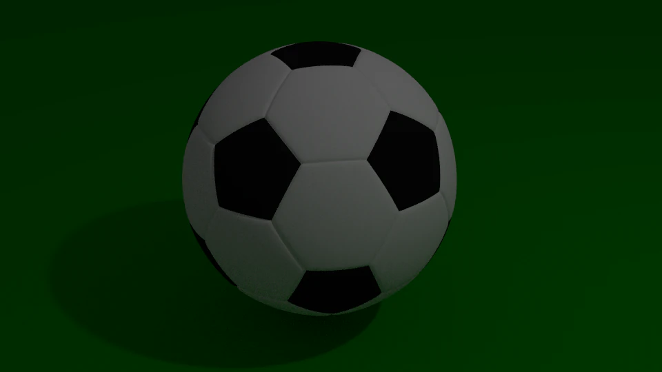 ball soccer 3D Model .c4d .max .obj .3ds .fbx .stl .blend 