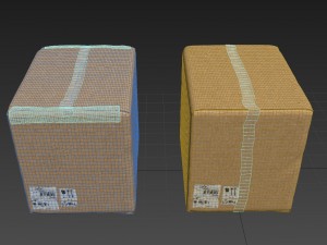 post office packages Model 3D