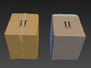 post office packages Model 3D