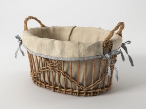 basket with handles 3D Модель