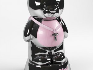 moneybox teddy-bear 3D Модель