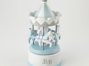 musical carousel bb blue amadeus 3D Model
