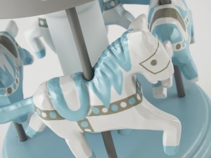 musical carousel bb blue amadeus Modelo 3D
