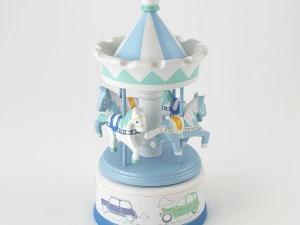 musical carousel globe trotter amadeus 3D Model