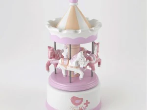 musical carousel lilirose amadeus 3D Model