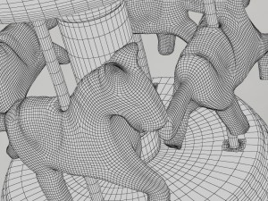 musical carousel lilirose amadeus 3D मॉडल