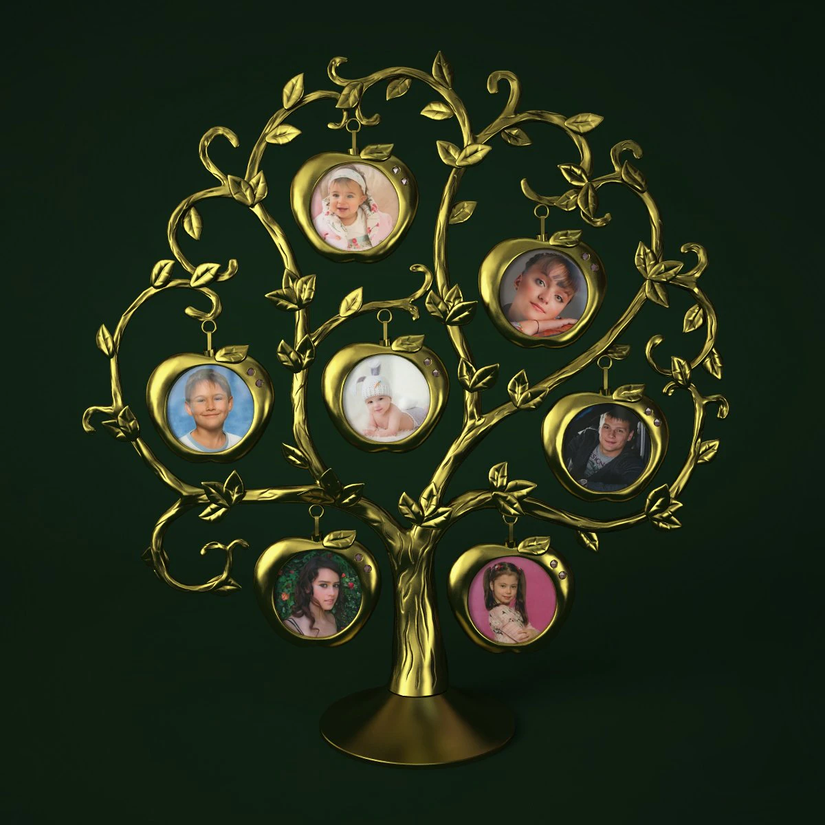 photoframe apple tree 3D Model .c4d .max .obj .3ds .fbx .stl .blend 