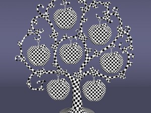 photoframe apple tree 3D Model