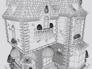 toy house 3D Model