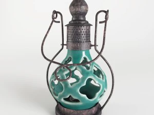 촛대 램프 3D 모델