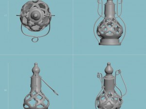 candlestick lamp 3D Модель
