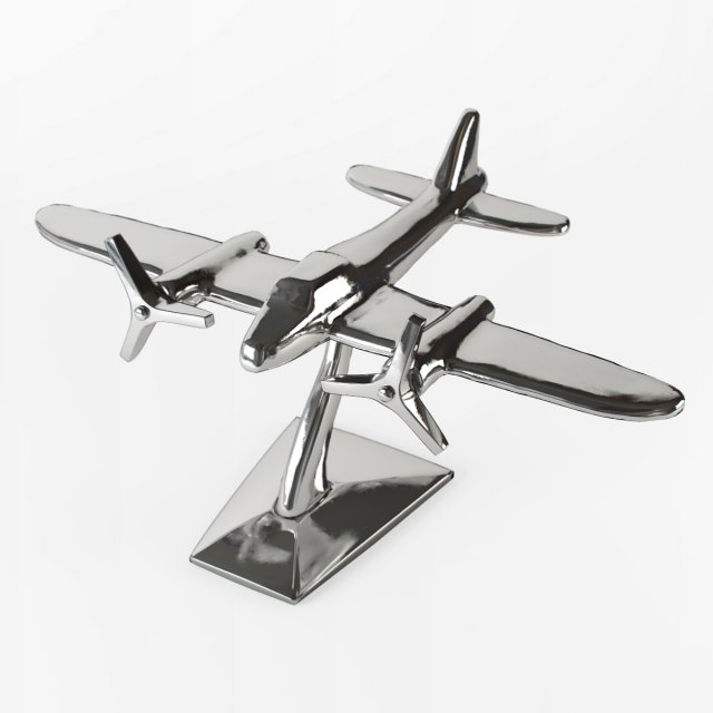 plane statuette 3Dモデル .c4d .max .obj .3ds .fbx .stl .blend 