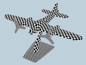 plane statuette 3Dモデル