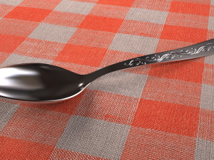 silver spoon 3Dモデル