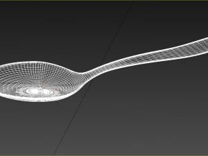 silver spoon 3D Model