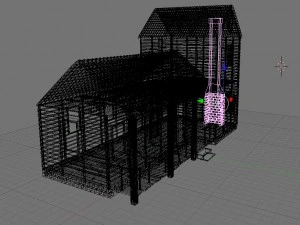 old house 3D Model