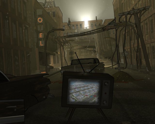 ghost town 3D Model .c4d .max .obj .3ds .fbx .stl .blend 