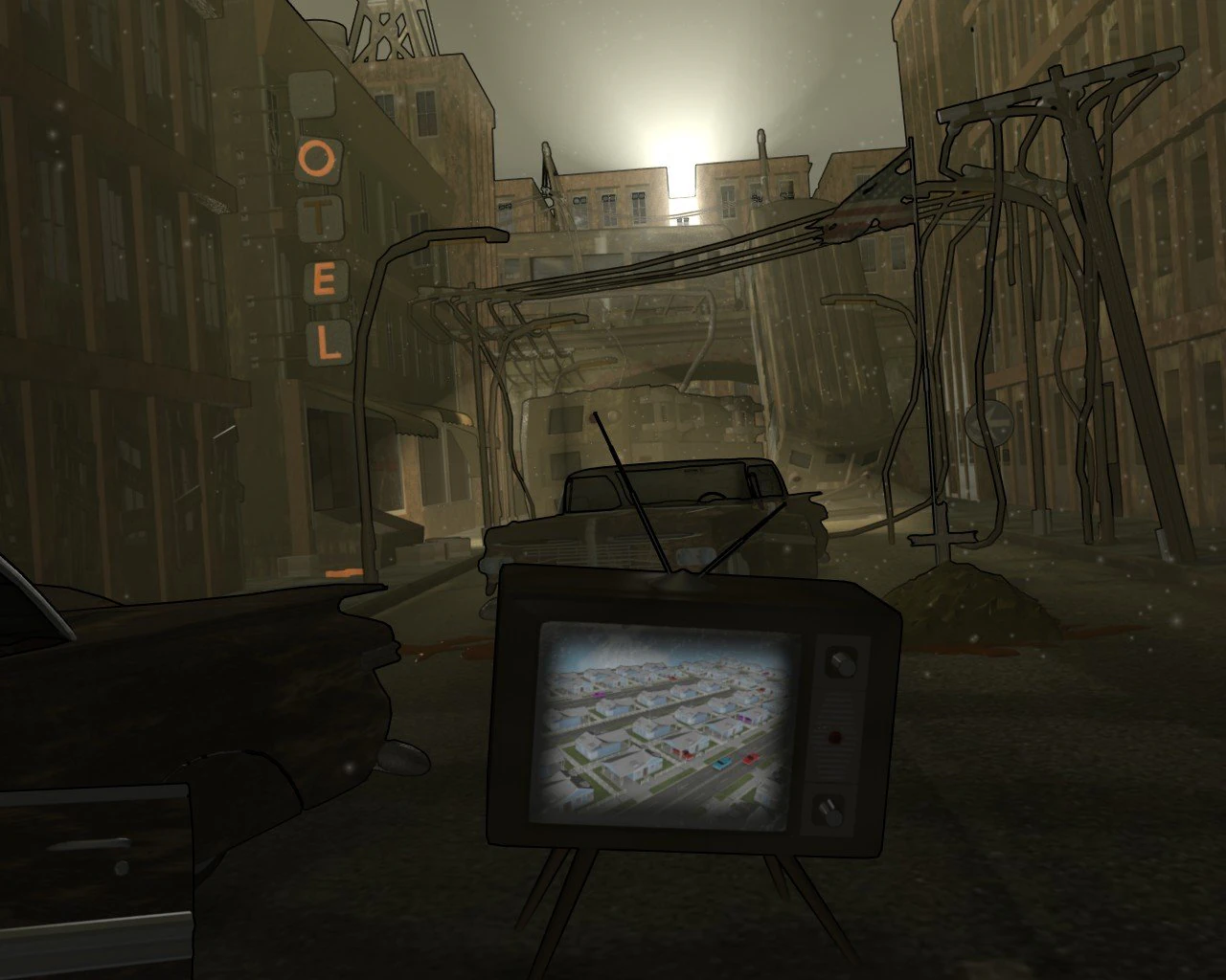 ghost town 3D Model .c4d .max .obj .3ds .fbx .stl .blend 