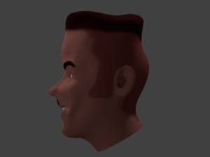 character head Modello 3D