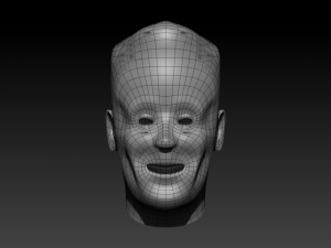 character head Modello 3D