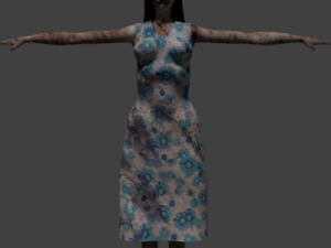 zombie female 3D Model
