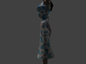 zombie female Modello 3D