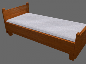 bed 3D Модель