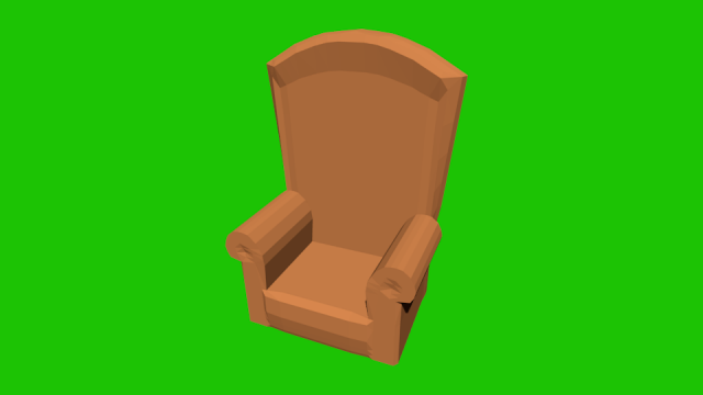 chair 3D Model .c4d .max .obj .3ds .fbx .stl .blend 