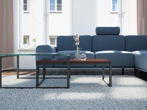 coffeetable set - glass and wood Modelo 3D