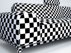 sofa with headrest by trendmanufaktur 3D Модель