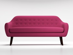 sofa ritchie purple 3D Model