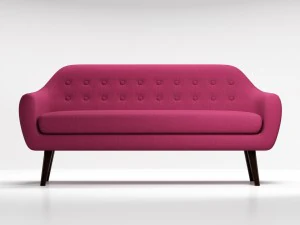Sofa Ritchie Lila 3D Modell