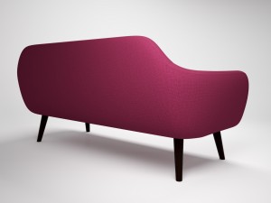 sofa ritchie purple Modelo 3D