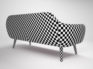 sofa ritchie purple Modelo 3D