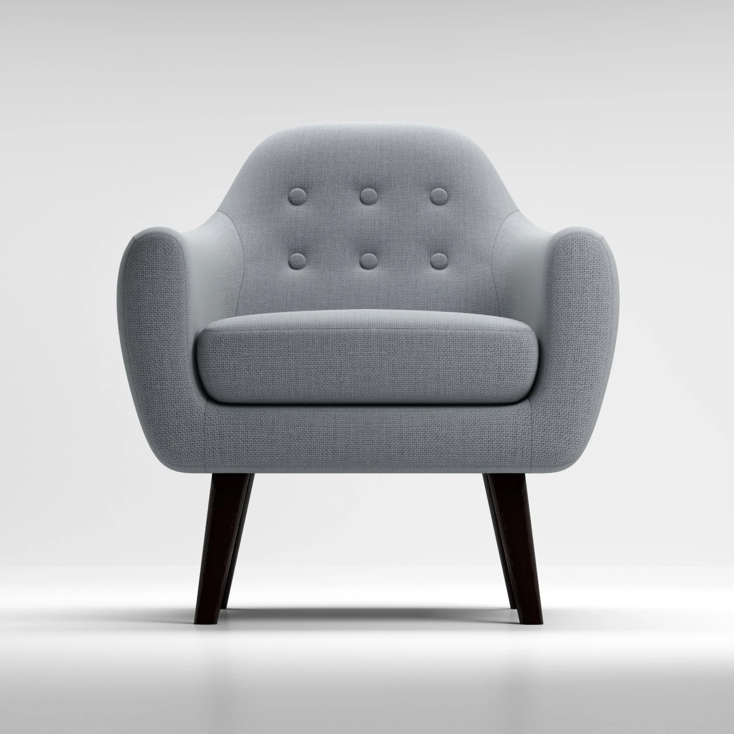 armchair ritchie pearlgrey 3D Model .c4d .max .obj .3ds .fbx .stl .blend 