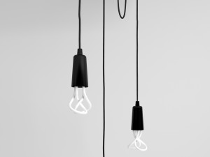 cable bar pendant light with original plumen 001 3D Model
