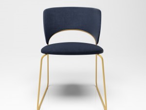 chair duffy by calligaris Model 3D
