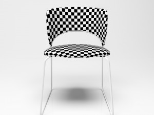 chair duffy by calligaris Model 3D