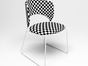 chair duffy by calligaris Model 3D