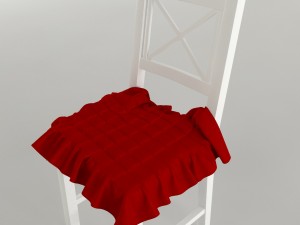 chair white 3D 模型