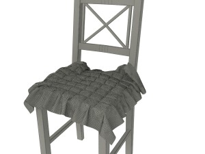 chair white Model 3D