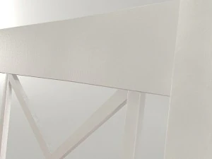 banquette white-red 3D Model