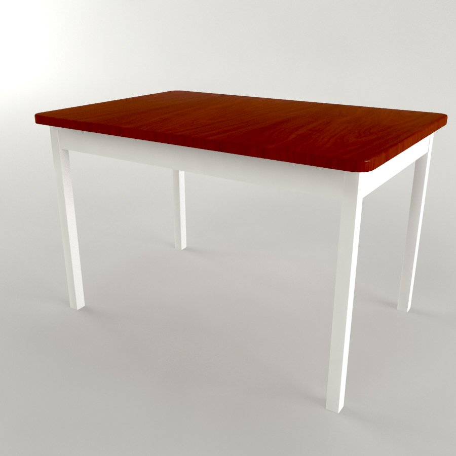 Kitchen Table White Red Kostenlose 3d Modell In Tisch 3dexport