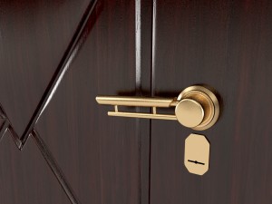 entrance door Modello 3D
