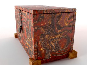 dower chest 3D 模型