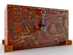 dower chest 3D 模型