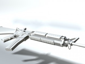 ar-15 high-poly model Modello 3D